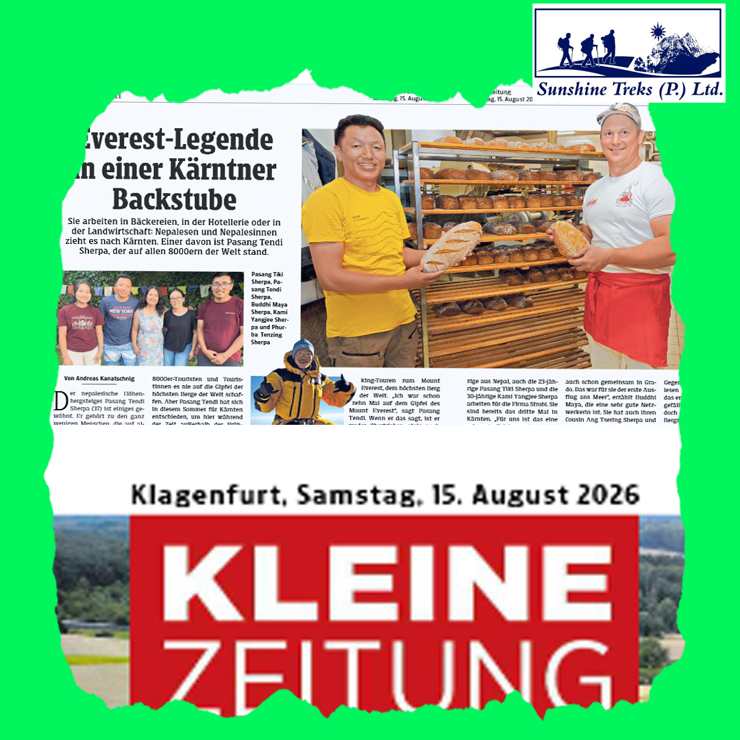 Everest Legende bei der Fa. Strobl's Backstube Everest Legende bei der Fa. Strobl's Backstube