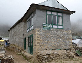 Wiederaufgebautes Haus in KHUNDE