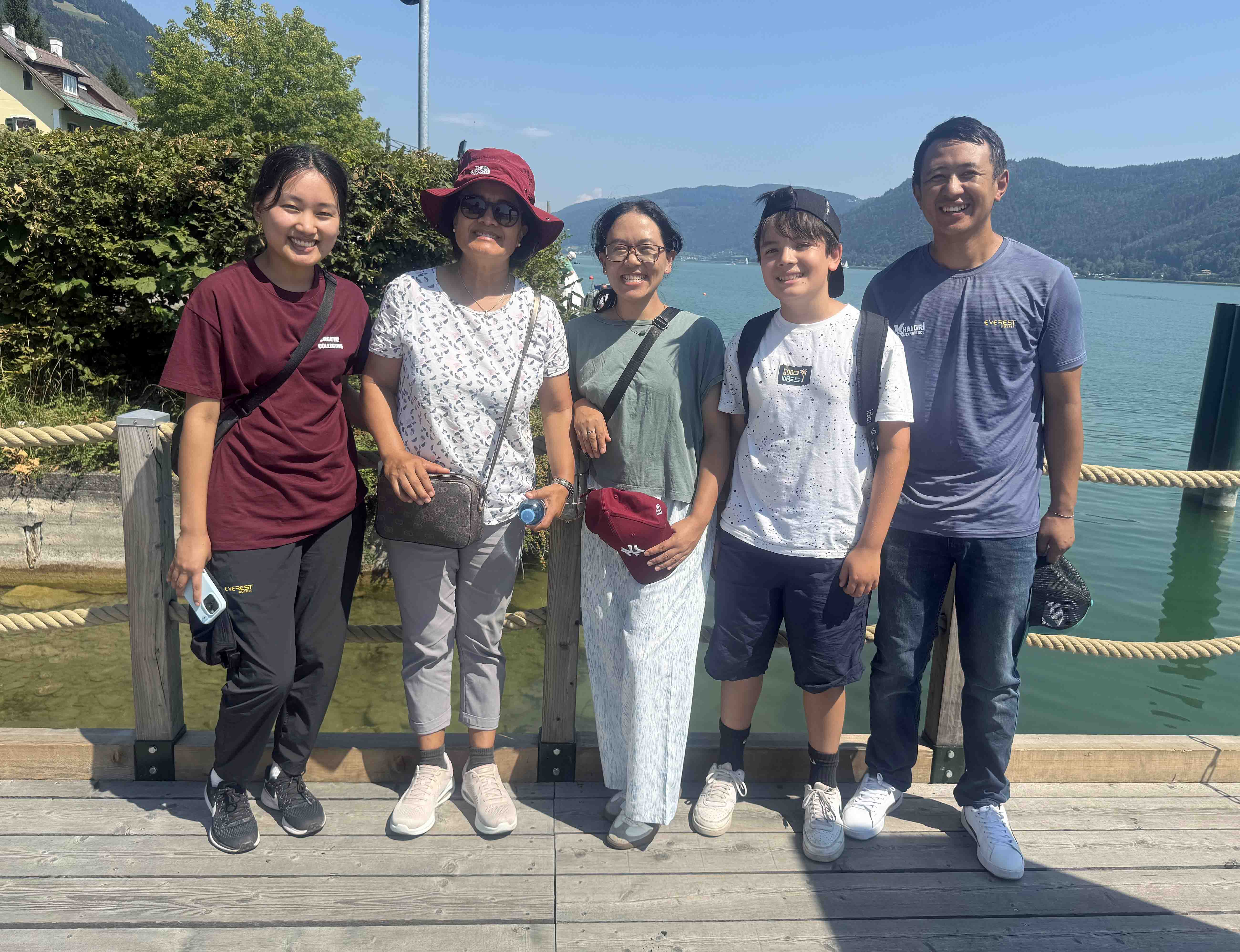 Gemainsam mit Peter, Stephan, Renate und Gislar 